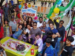 Tiger Shroff and Disha Patni with Sajid Nadiadwala, Ahmed khan and others on starting Baghi2 shooting