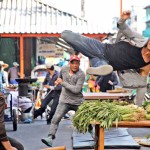 Tiger Shroff doing a risky stunt while shooting for Baaghi movie