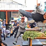 Tiger Shroff doing a risky stunt while shooting for Baaghi movie