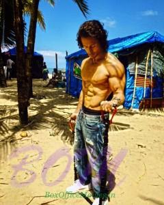 Tiger Shroff getting fit with TRX equipment