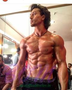 Tiger Shroff just before to perform on stage for Miss India 2016