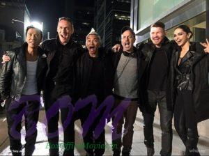 Tony Jaa share this pic on wrapping XXX3 shoot