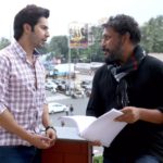 Varun Dhawan discussing with Shoojit Sircar for OCTOBER movie