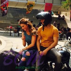 Varun Dhawan enjoying time with Lauren Gottlieb on the sets of ABCD2