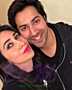 Varun Dhawan selfie with Karishma Kapoor