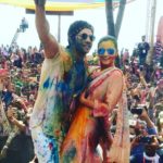 Varun Dhawan with Alia Bhatt in Holi 2017