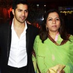 Varun Dhawan with his Mother