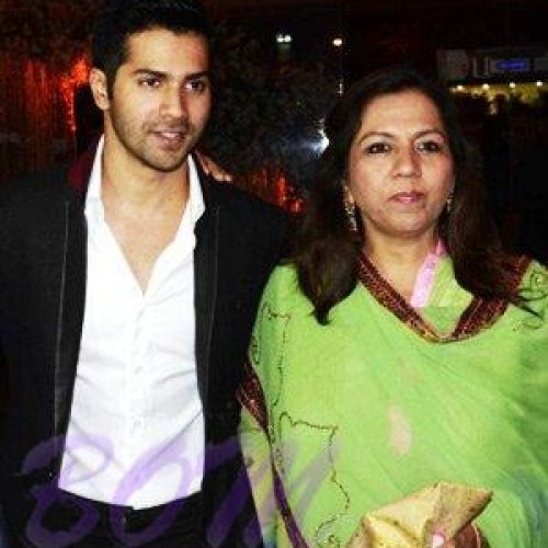 Varun Dhawan with his Mother