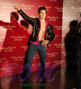 Varun Dhawan's wax statue in Madame Tussauds Hong Kong