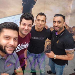 Varun Sharma with his friends