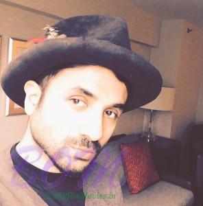 Vir Das wearing a custom hat from Gunners Hat Company