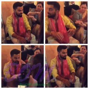 Virat Kohli Haldi ceremony pic