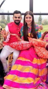 Virat Kohli and Anushka Sharma Mehndi for marriage