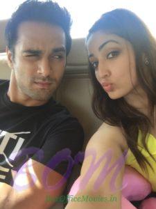 Yami Gautam selfie with Pulkit Samrat