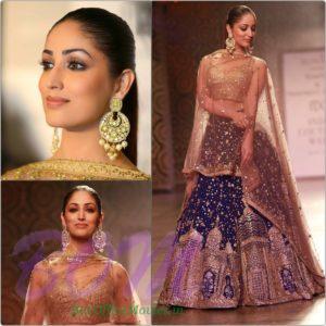 Beautiful Yami Gautam wearing a Rimple and Harpreet Narula collection