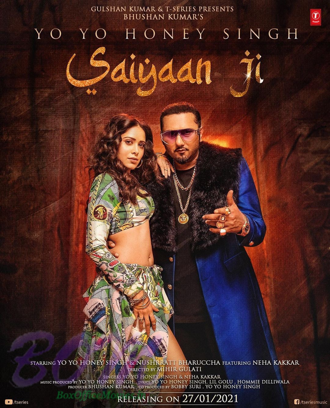 Yo Yo Honey Singh Saiyaan Ji Song Starring Nushrratt Bharuccha Photo 