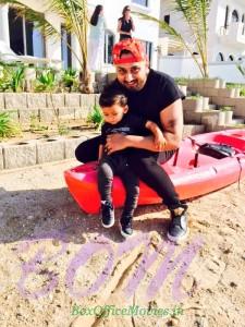 Yo Yo Honey Singh with his nephew