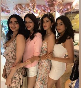 Janhvi Kapoor, Khushi Kapoor, Ananya Pandey, Bhavna Pandey