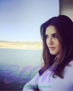 Beautiful Sunny Leone enjoying the view in Cannes, France