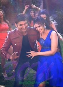 Sai Lokur with Kapil Sharma sharing a funny moment on the sets