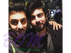 Selfie of Ranbir Kapoor and Fawad Khan