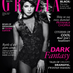 stunning Priyanka Chopra on Grazia Magazine cover page for 9 December 2014 issue